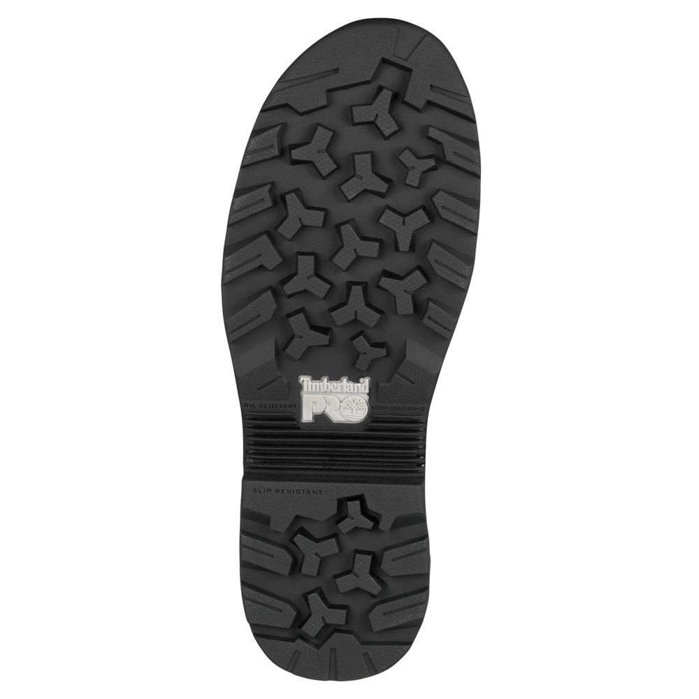 Timberland Μποτακια Εργασίας Ανδρικα Μαυρα - Pro® Workstead 6\" Sd+ Comp Toe - Greece 0495671-AX